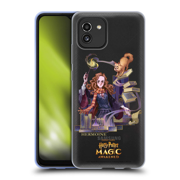 Harry Potter: Magic Awakened Characters Hermione Soft Gel Case for Samsung Galaxy A03 (2021)