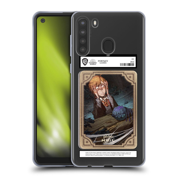 Harry Potter: Magic Awakened Characters Ronald Weasley Card Soft Gel Case for Samsung Galaxy A21 (2020)