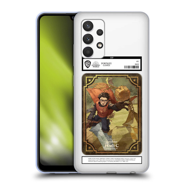 Harry Potter: Magic Awakened Characters Harry Potter Card Soft Gel Case for Samsung Galaxy A32 (2021)