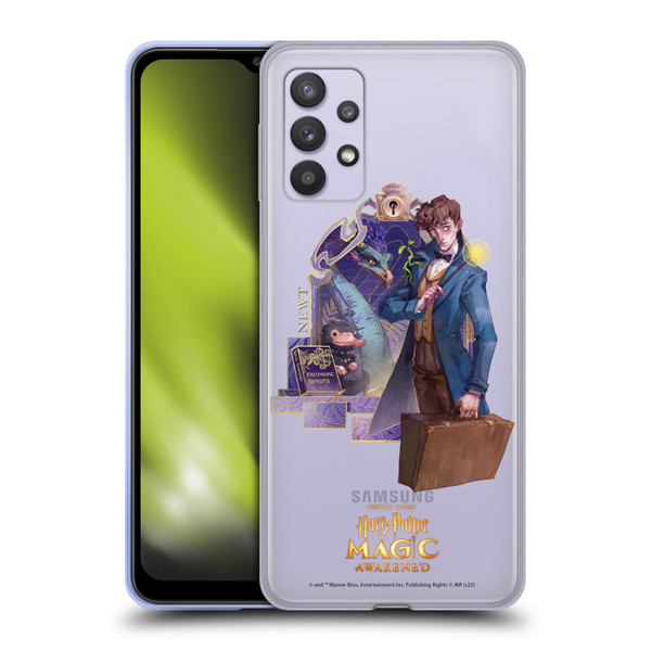Harry Potter: Magic Awakened Characters Newt Soft Gel Case for Samsung Galaxy A32 5G / M32 5G (2021)