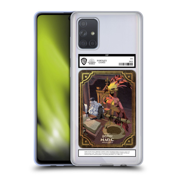 Harry Potter: Magic Awakened Characters Dumbledore Card Soft Gel Case for Samsung Galaxy A71 (2019)