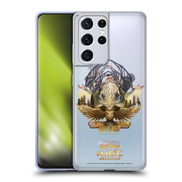 Harry Potter: Magic Awakened Characters Dumbledore Soft Gel Case for Samsung Galaxy S21 Ultra 5G