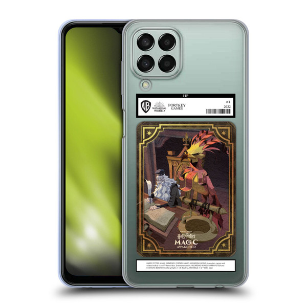 Harry Potter: Magic Awakened Characters Dumbledore Card Soft Gel Case for Samsung Galaxy M33 (2022)