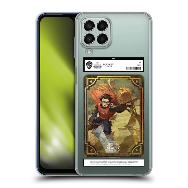 Harry Potter: Magic Awakened Characters Harry Potter Card Soft Gel Case for Samsung Galaxy M33 (2022)