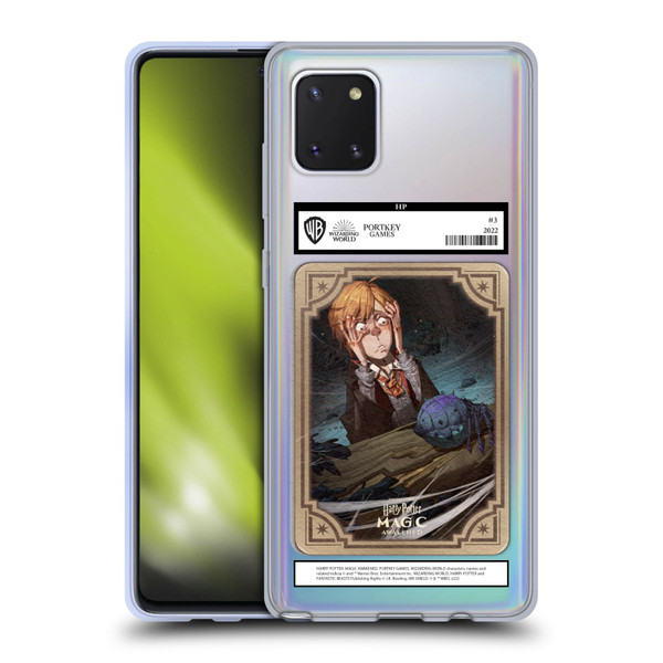 Harry Potter: Magic Awakened Characters Ronald Weasley Card Soft Gel Case for Samsung Galaxy Note10 Lite