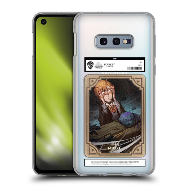 Harry Potter: Magic Awakened Characters Ronald Weasley Card Soft Gel Case for Samsung Galaxy S10e