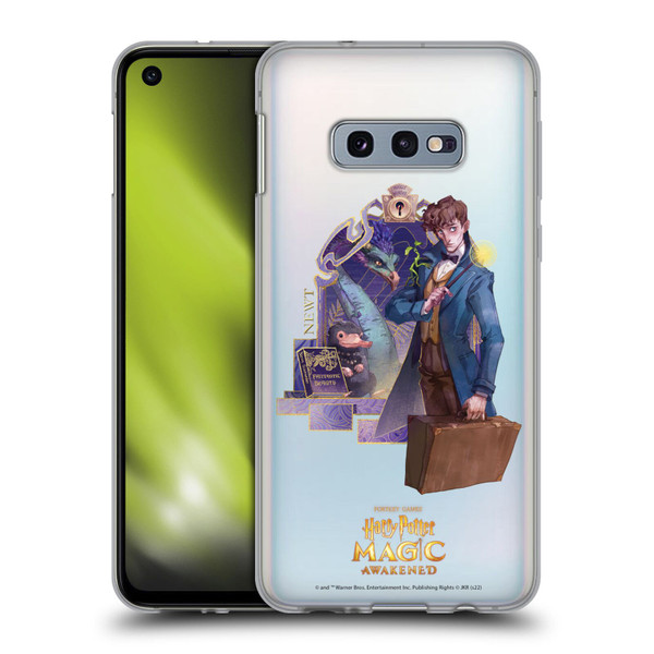 Harry Potter: Magic Awakened Characters Newt Soft Gel Case for Samsung Galaxy S10e