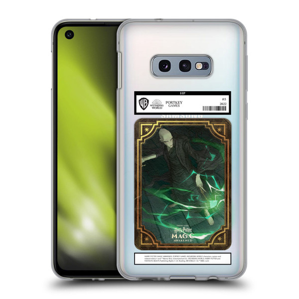 Harry Potter: Magic Awakened Characters Voldemort Card Soft Gel Case for Samsung Galaxy S10e