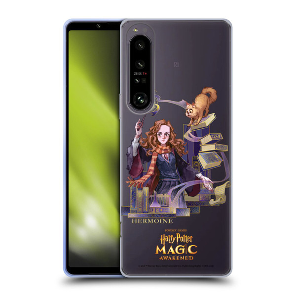 Harry Potter: Magic Awakened Characters Hermione Soft Gel Case for Sony Xperia 1 IV