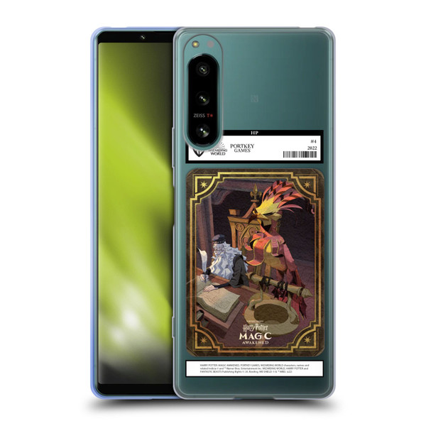 Harry Potter: Magic Awakened Characters Dumbledore Card Soft Gel Case for Sony Xperia 5 IV