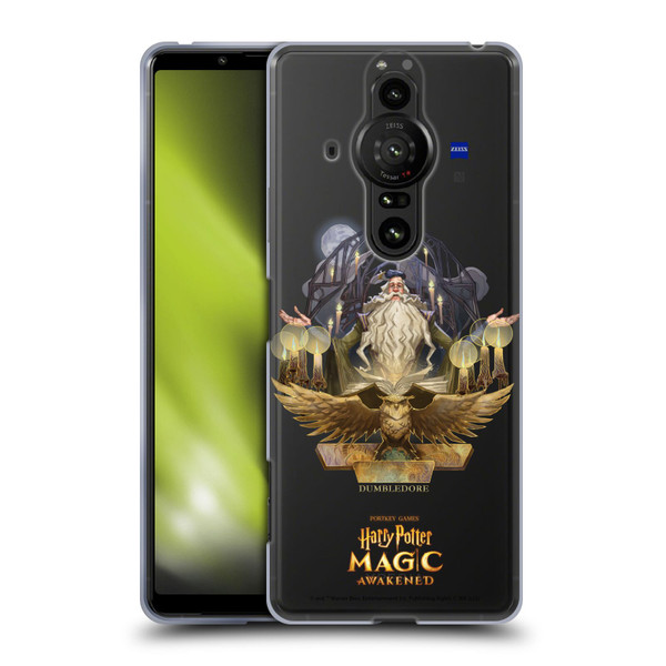 Harry Potter: Magic Awakened Characters Dumbledore Soft Gel Case for Sony Xperia Pro-I