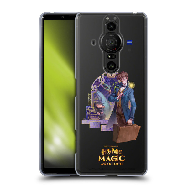 Harry Potter: Magic Awakened Characters Newt Soft Gel Case for Sony Xperia Pro-I