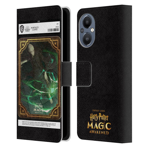 Harry Potter: Magic Awakened Characters Voldemort Card Leather Book Wallet Case Cover For OnePlus Nord N20 5G