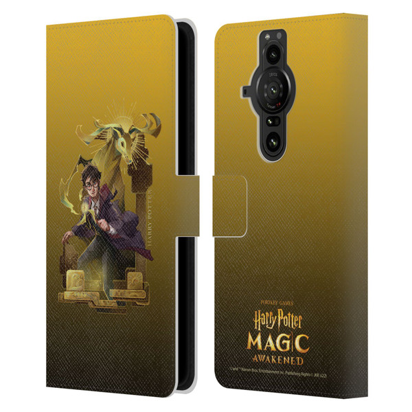 Harry Potter: Magic Awakened Characters Harry Potter Leather Book Wallet Case Cover For Sony Xperia Pro-I