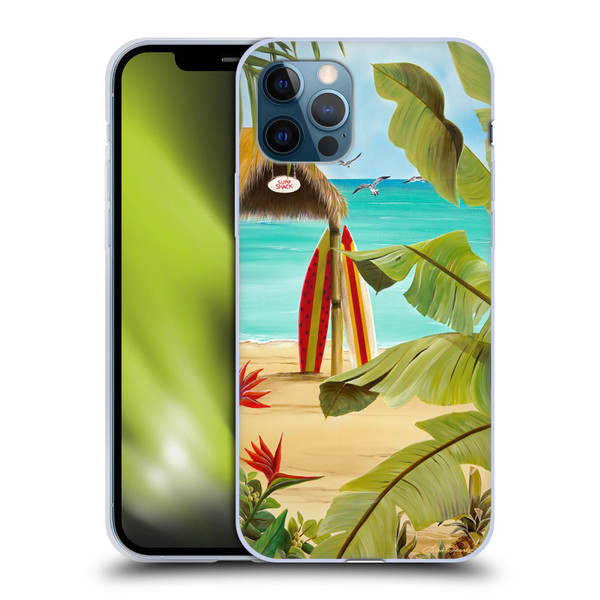 Lisa Sparling Birds And Nature Surf Shack Soft Gel Case for Apple iPhone 12 / iPhone 12 Pro