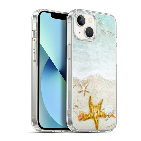 Lisa Sparling Birds And Nature Sandy Shore Soft Gel Case for Apple iPhone 13