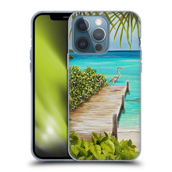 Lisa Sparling Birds And Nature Coastal Seclusion Soft Gel Case for Apple iPhone 13 Pro
