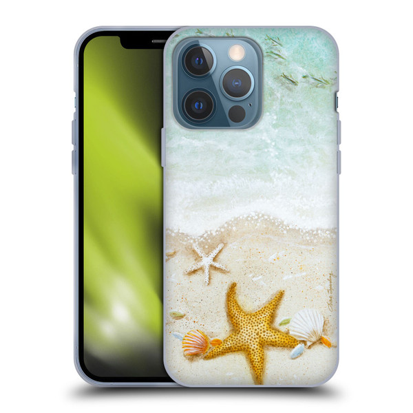 Lisa Sparling Birds And Nature Sandy Shore Soft Gel Case for Apple iPhone 13 Pro