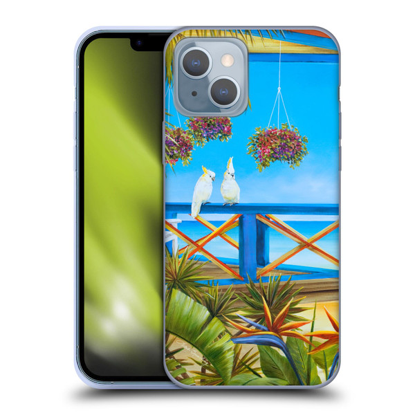 Lisa Sparling Birds And Nature Island Solitude Soft Gel Case for Apple iPhone 14