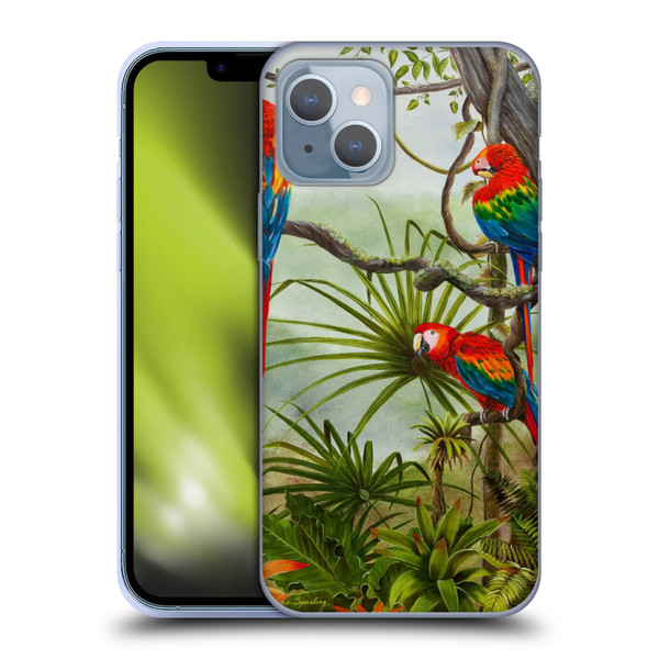 Lisa Sparling Birds And Nature Misty Morning Soft Gel Case for Apple iPhone 14