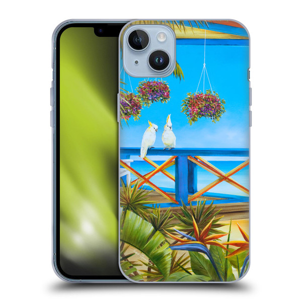 Lisa Sparling Birds And Nature Island Solitude Soft Gel Case for Apple iPhone 14 Plus