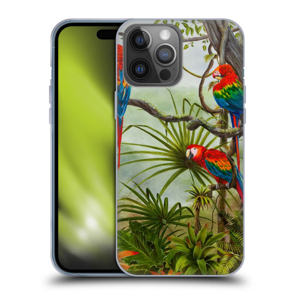 Lisa Sparling Birds And Nature Misty Morning Soft Gel Case for Apple iPhone 14 Pro Max