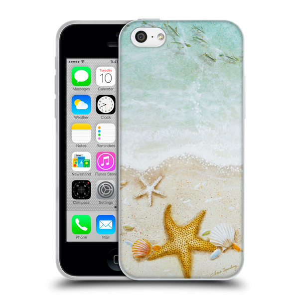 Lisa Sparling Birds And Nature Sandy Shore Soft Gel Case for Apple iPhone 5c