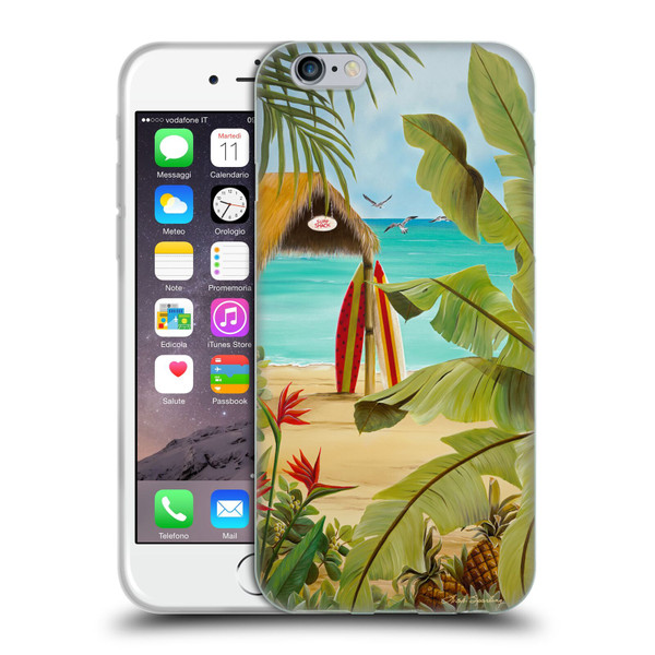 Lisa Sparling Birds And Nature Surf Shack Soft Gel Case for Apple iPhone 6 / iPhone 6s