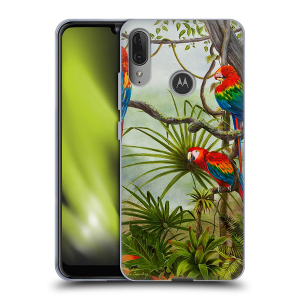 Lisa Sparling Birds And Nature Misty Morning Soft Gel Case for Motorola Moto E6 Plus