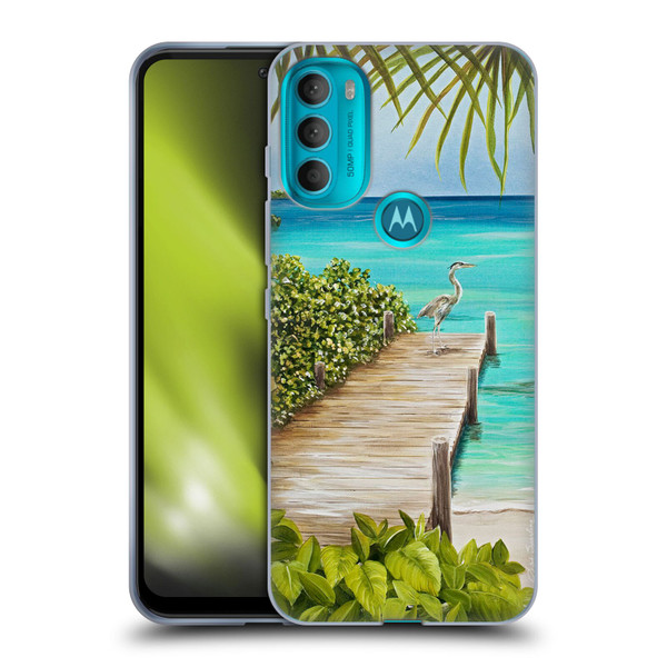 Lisa Sparling Birds And Nature Coastal Seclusion Soft Gel Case for Motorola Moto G71 5G