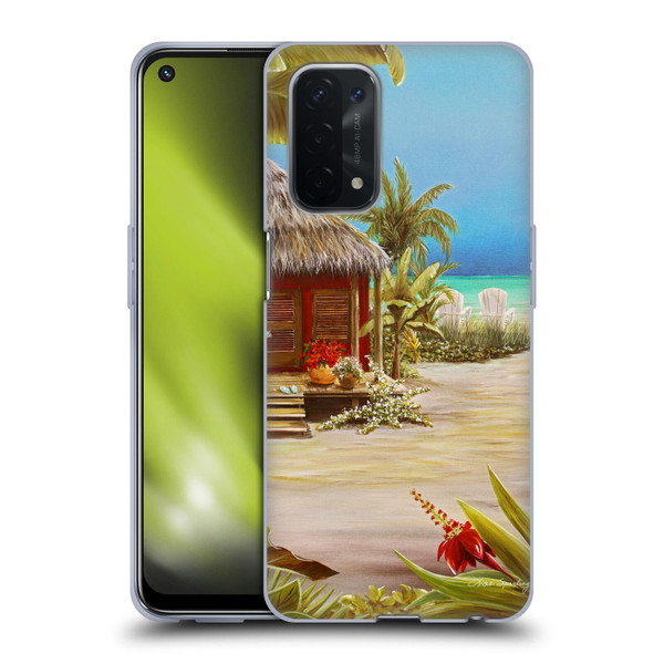 Lisa Sparling Birds And Nature Beach House Soft Gel Case for OPPO A54 5G