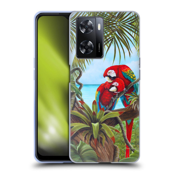 Lisa Sparling Birds And Nature Amore Soft Gel Case for OPPO A57s
