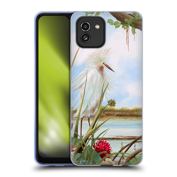Lisa Sparling Birds And Nature All Dressed Up Soft Gel Case for Samsung Galaxy A03 (2021)
