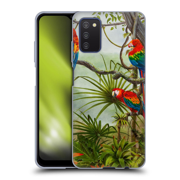 Lisa Sparling Birds And Nature Misty Morning Soft Gel Case for Samsung Galaxy A03s (2021)