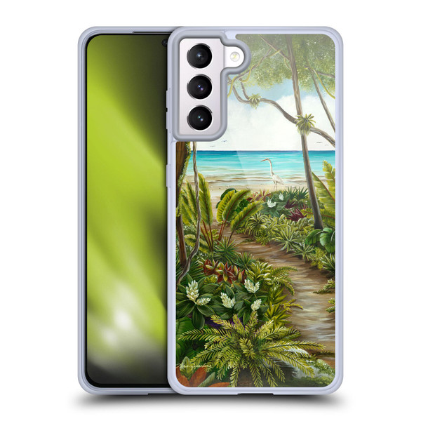 Lisa Sparling Birds And Nature Paradise Soft Gel Case for Samsung Galaxy S21+ 5G