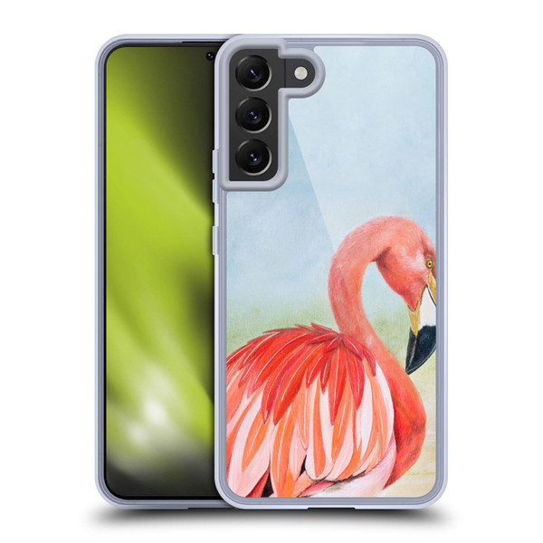 Lisa Sparling Birds And Nature Flamingo Soft Gel Case for Samsung Galaxy S22+ 5G