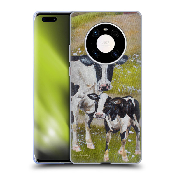Lisa Sparling Creatures Two Cows Soft Gel Case for Huawei Mate 40 Pro 5G