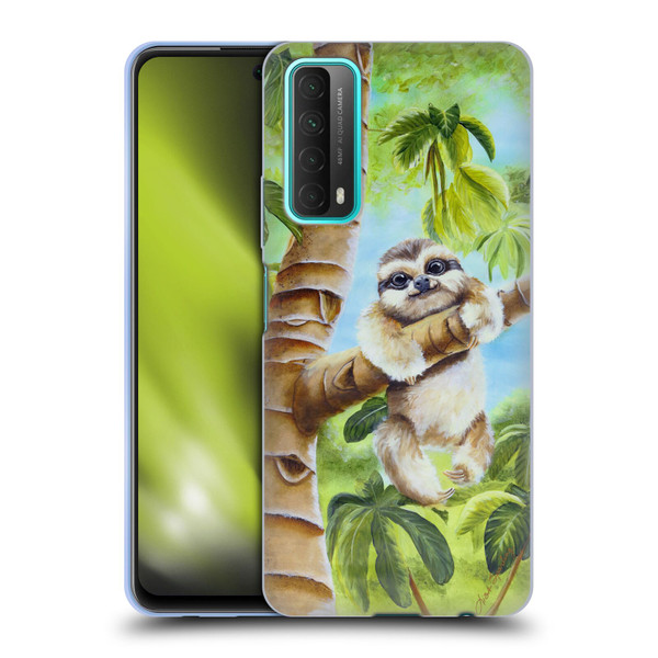 Lisa Sparling Creatures Cutest Sloth Soft Gel Case for Huawei P Smart (2021)