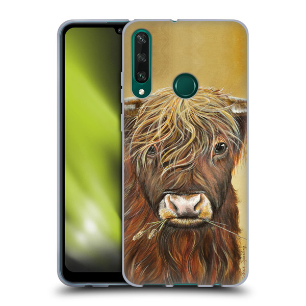 Lisa Sparling Creatures Highland Cow Fireball Soft Gel Case for Huawei Y6p