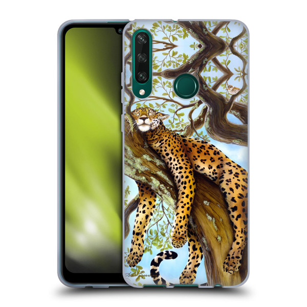 Lisa Sparling Creatures Leopard Soft Gel Case for Huawei Y6p