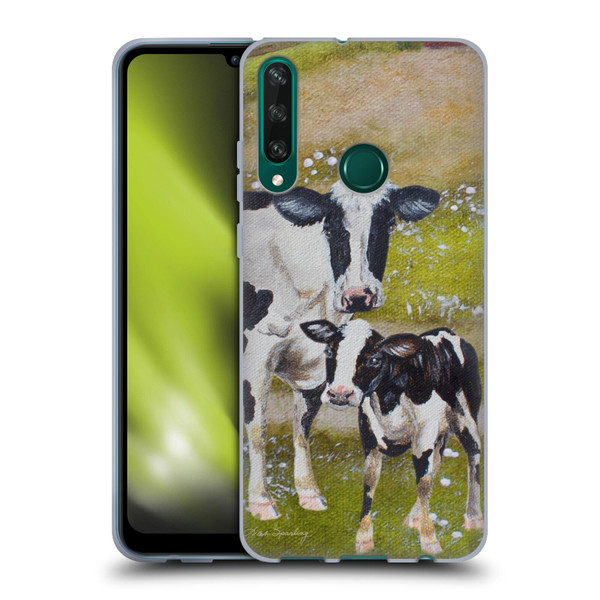 Lisa Sparling Creatures Two Cows Soft Gel Case for Huawei Y6p