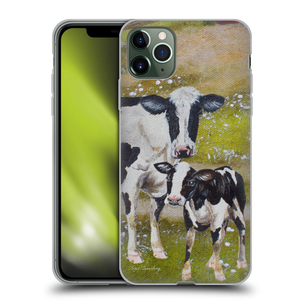 Lisa Sparling Creatures Two Cows Soft Gel Case for Apple iPhone 11 Pro Max