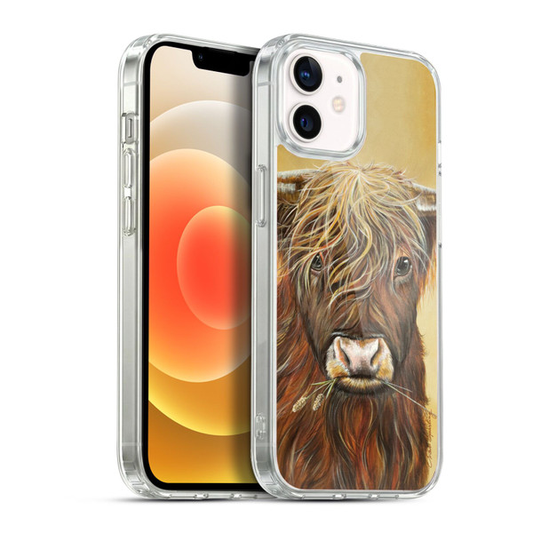 Lisa Sparling Creatures Highland Cow Fireball Soft Gel Case for Apple iPhone 12 / iPhone 12 Pro & MagSafe