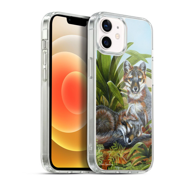 Lisa Sparling Creatures Red Fox Kits Soft Gel Case for Apple iPhone 12 / iPhone 12 Pro & MagSafe