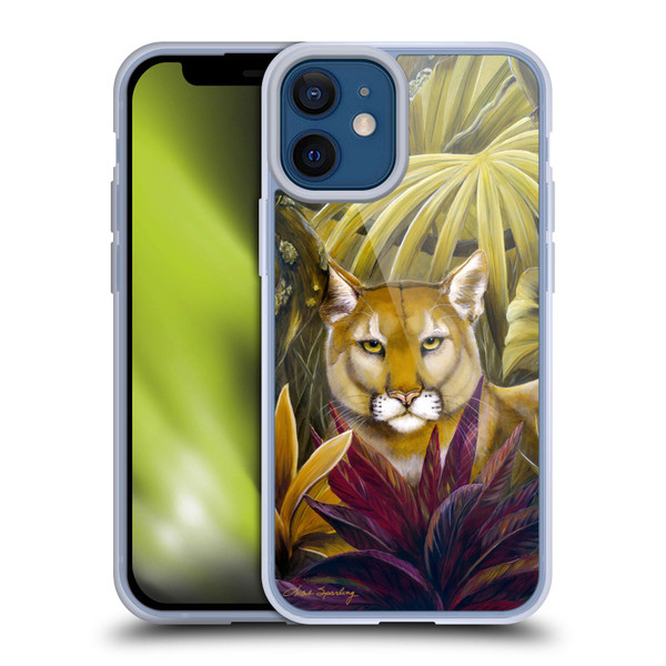 Lisa Sparling Creatures Florida Forest Panther Soft Gel Case for Apple iPhone 12 Mini
