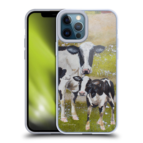 Lisa Sparling Creatures Two Cows Soft Gel Case for Apple iPhone 12 Pro Max