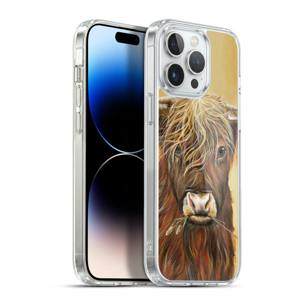 Lisa Sparling Creatures Highland Cow Fireball Soft Gel Case for Apple iPhone 13 Pro Max & MagSafe