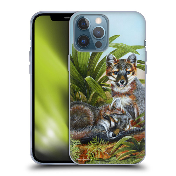 Lisa Sparling Creatures Red Fox Kits Soft Gel Case for Apple iPhone 13 Pro Max