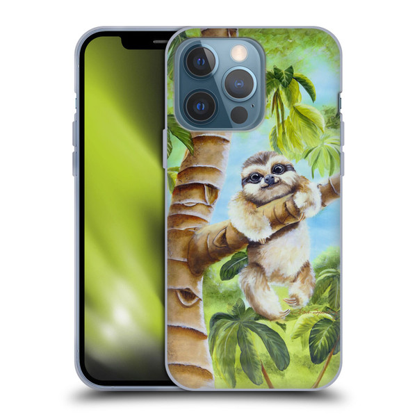Lisa Sparling Creatures Cutest Sloth Soft Gel Case for Apple iPhone 13 Pro