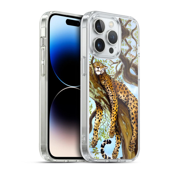 Lisa Sparling Creatures Leopard Soft Gel Case for Apple iPhone 13 Pro & MagSafe